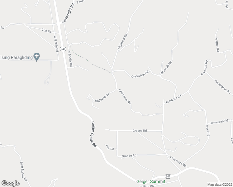 map of restaurants, bars, coffee shops, grocery stores, and more near 510 Highland Drive in Reno