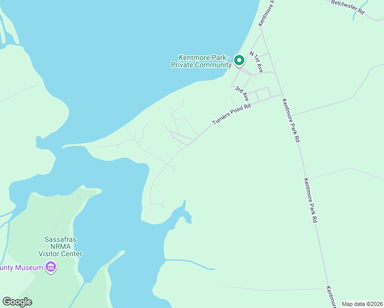 map of restaurants, bars, coffee shops, grocery stores, and more near 13973 Turners Point Road in Kennedyville