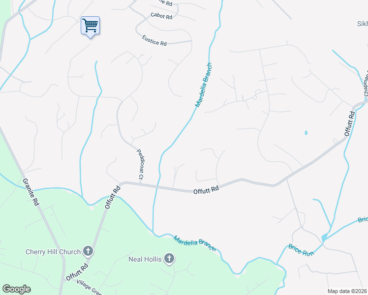 map of restaurants, bars, coffee shops, grocery stores, and more near 23 Deep Powder Court in Woodstock