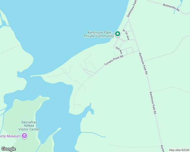 map of restaurants, bars, coffee shops, grocery stores, and more near 13973 Turners Point Road in Kennedyville