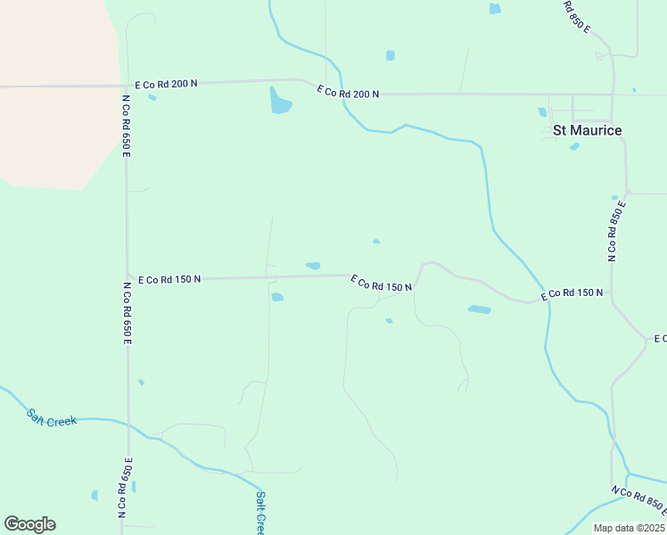 map of restaurants, bars, coffee shops, grocery stores, and more near 7030 East Co Road 150 North in Greensburg