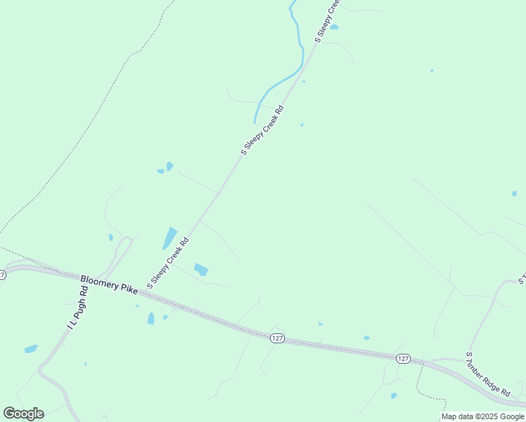 map of restaurants, bars, coffee shops, grocery stores, and more near 331 South Sleepy Creek Road in Whitacre