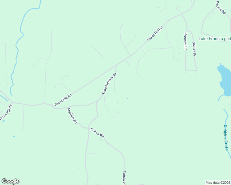 map of restaurants, bars, coffee shops, grocery stores, and more near 13793 Yuba-Nevada Road in Dobbins