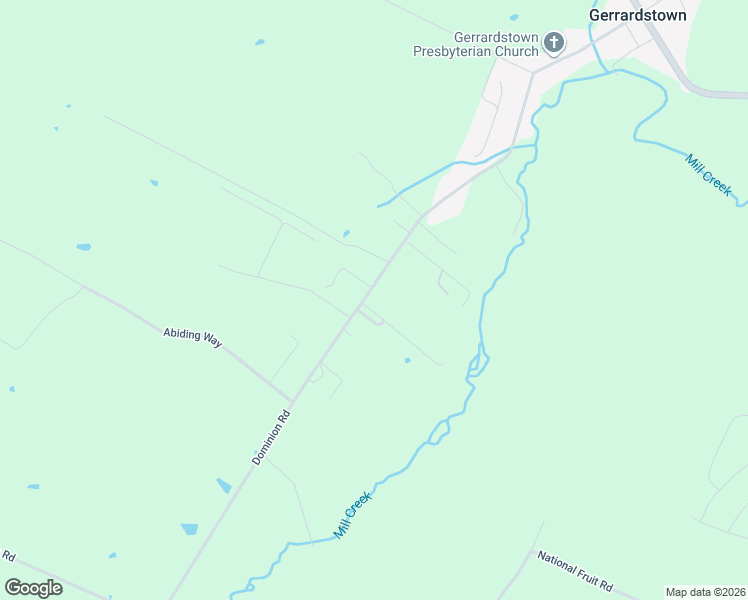 map of restaurants, bars, coffee shops, grocery stores, and more near 1017 Dominion Road in Gerrardstown