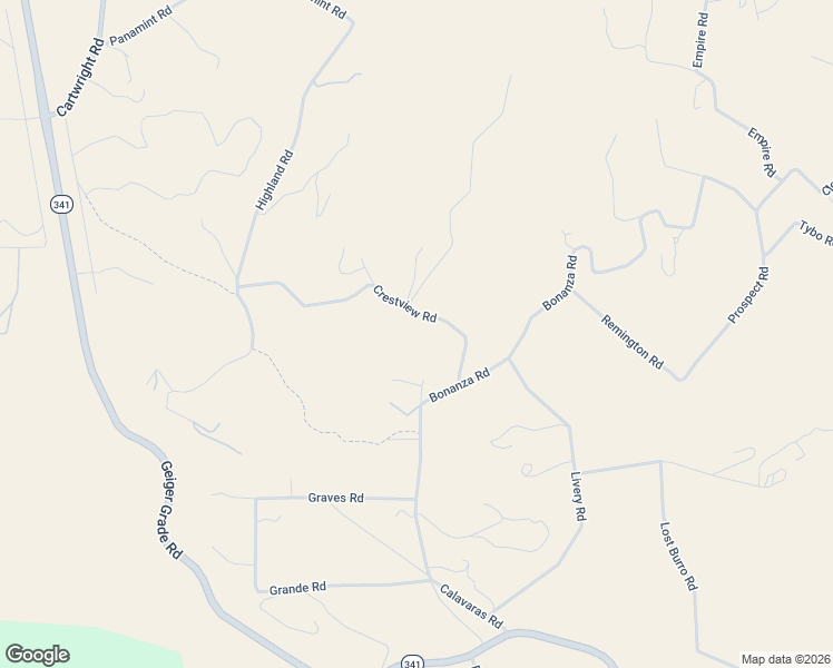 map of restaurants, bars, coffee shops, grocery stores, and more near 21511 Crestview Road in Reno