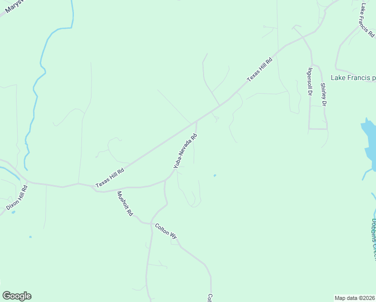 map of restaurants, bars, coffee shops, grocery stores, and more near 13793 Yuba-Nevada Road in Dobbins