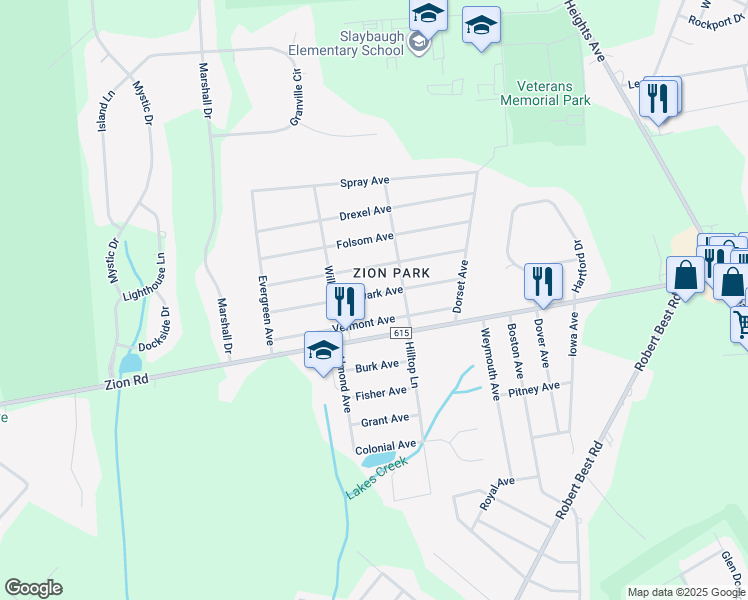 map of restaurants, bars, coffee shops, grocery stores, and more near 209 Newark Avenue in Egg Harbor Township