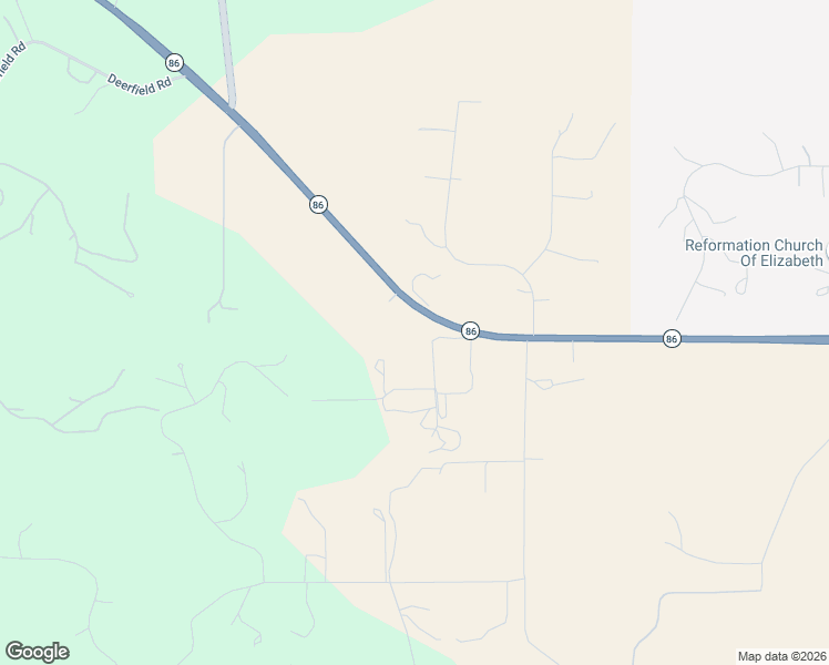 map of restaurants, bars, coffee shops, grocery stores, and more near 11584 Colorado 86 in Franktown