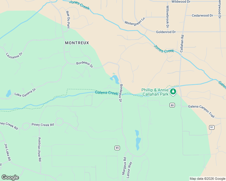 map of restaurants, bars, coffee shops, grocery stores, and more near 6573 Champetre Court in Reno