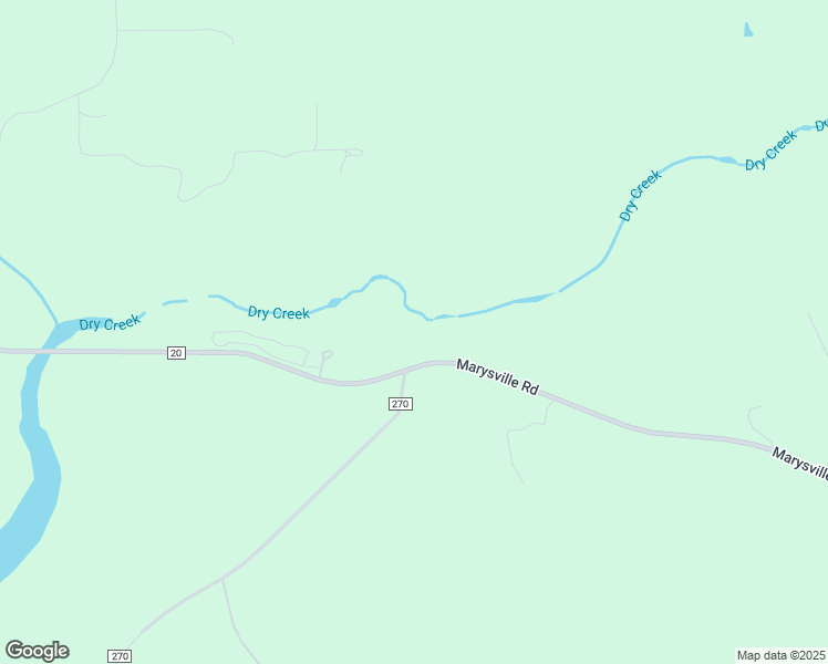 map of restaurants, bars, coffee shops, grocery stores, and more near 8203 Marysville Road in Oregon House