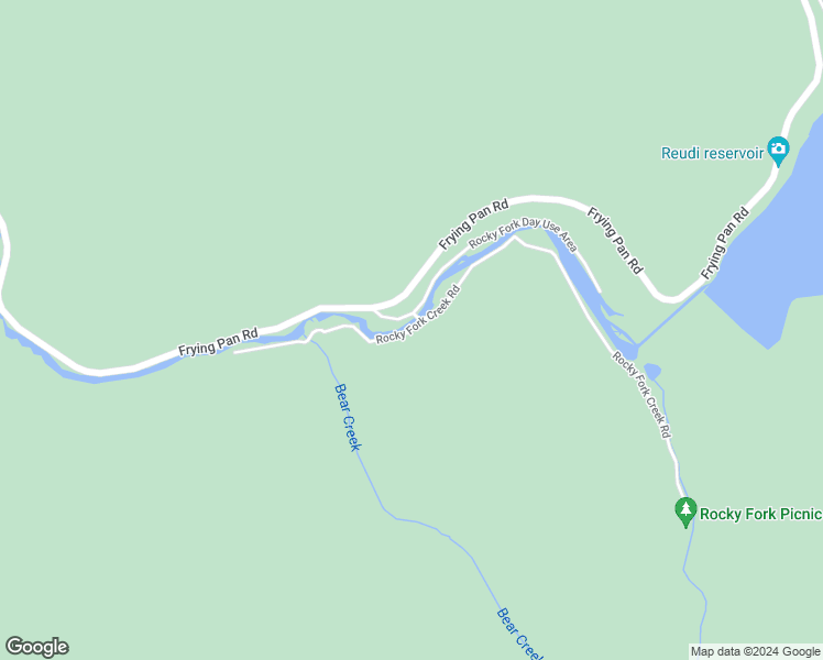 map of restaurants, bars, coffee shops, grocery stores, and more near Rocky Fork Creek Road in Basalt