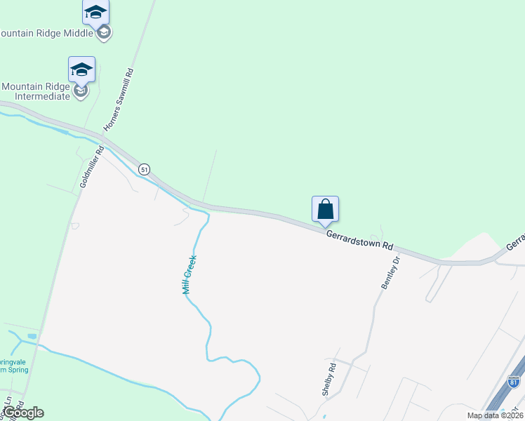 map of restaurants, bars, coffee shops, grocery stores, and more near 3462 Gerrardstown Road in Inwood