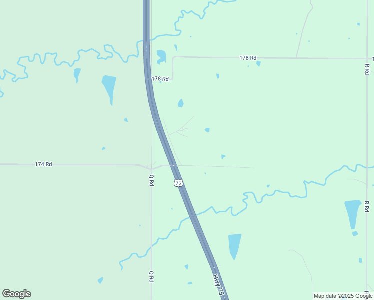 map of restaurants, bars, coffee shops, grocery stores, and more near 12834 174 Road in Mayetta