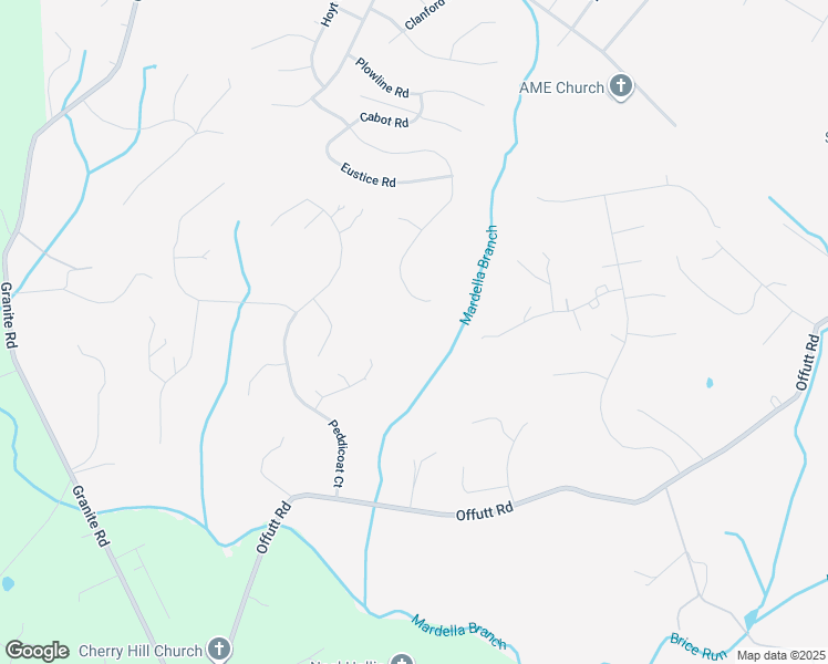 map of restaurants, bars, coffee shops, grocery stores, and more near 9605 Mendoza Road in Randallstown
