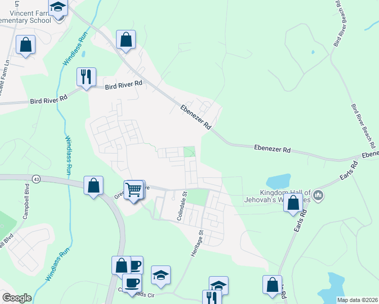 map of restaurants, bars, coffee shops, grocery stores, and more near 626 Somerstown Street in Baltimore