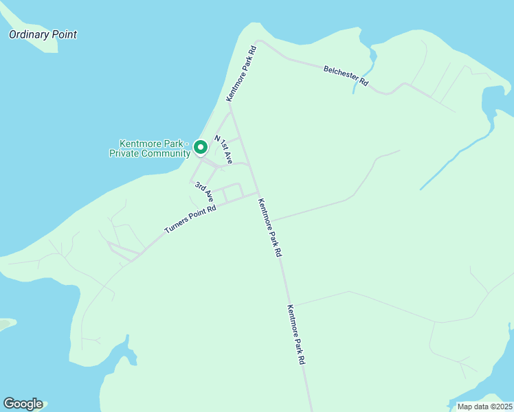 map of restaurants, bars, coffee shops, grocery stores, and more near 14080 Kentmore Park Road in Kennedyville