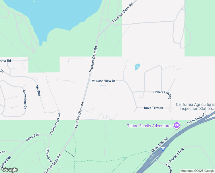 map of restaurants, bars, coffee shops, grocery stores, and more near 11173-11237 Mount Rose View Drive in Truckee