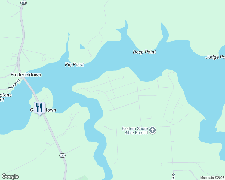 map of restaurants, bars, coffee shops, grocery stores, and more near Oxford Road in Galena