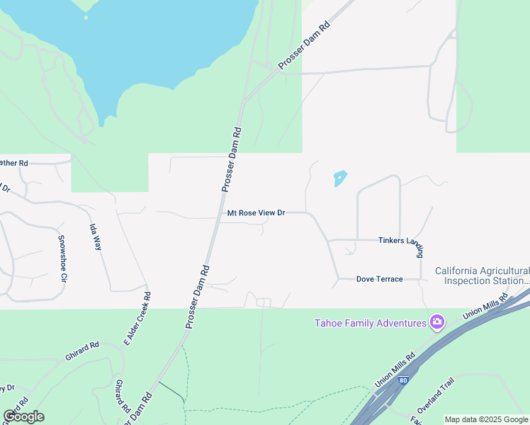 map of restaurants, bars, coffee shops, grocery stores, and more near 11173 Mount Rose View Drive in Truckee