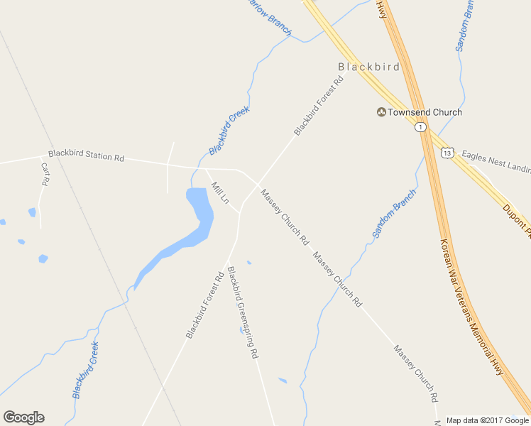 map of restaurants, bars, coffee shops, grocery stores, and more near 116 Massey Church Road in Townsend