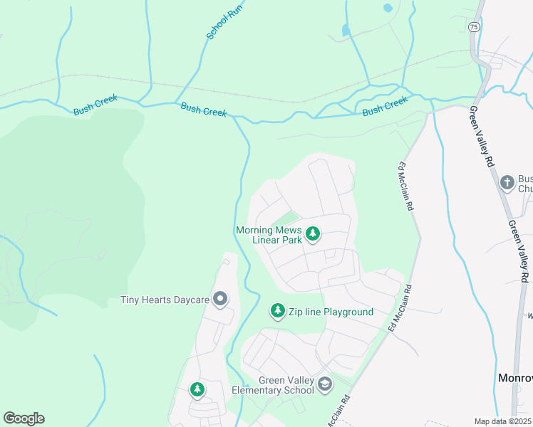 map of restaurants, bars, coffee shops, grocery stores, and more near 4763 Plum Road in Monrovia