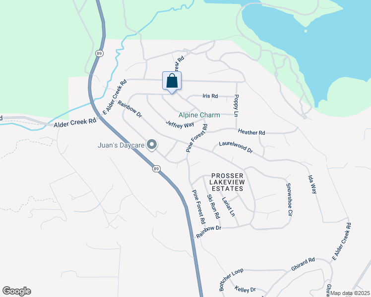 map of restaurants, bars, coffee shops, grocery stores, and more near 12230 Pine Forest Road in Truckee