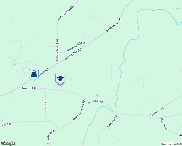 map of restaurants, bars, coffee shops, grocery stores, and more near 13918 McMenamin Way in Oregon House