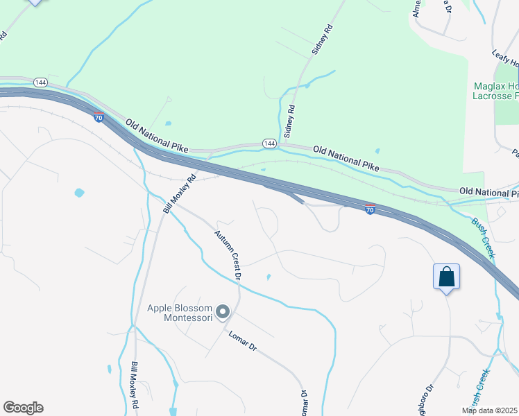map of restaurants, bars, coffee shops, grocery stores, and more near 4759 De Invierno Place in Mount Airy