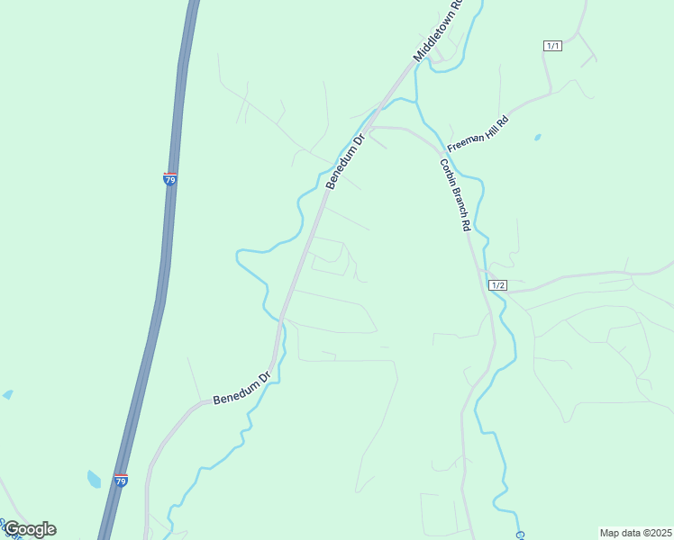 map of restaurants, bars, coffee shops, grocery stores, and more near 193 Little Acres Lane in Shinnston
