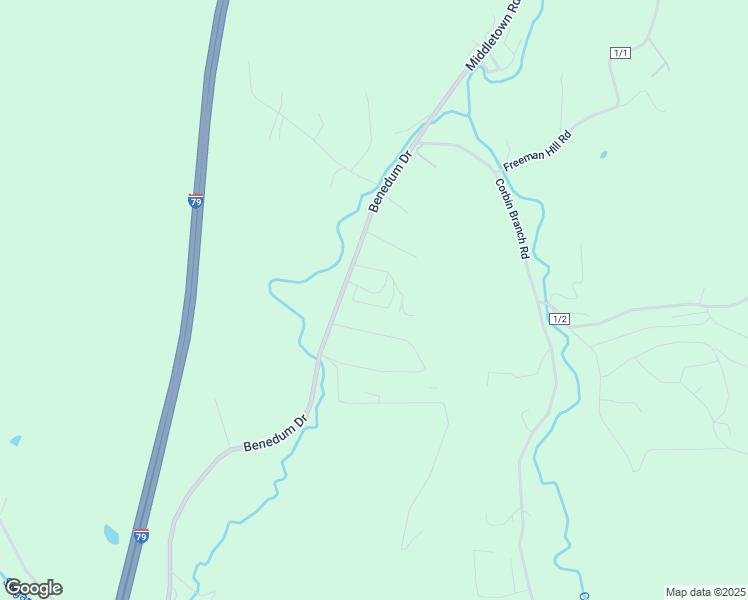 map of restaurants, bars, coffee shops, grocery stores, and more near 193 Little Acres Lane in Shinnston
