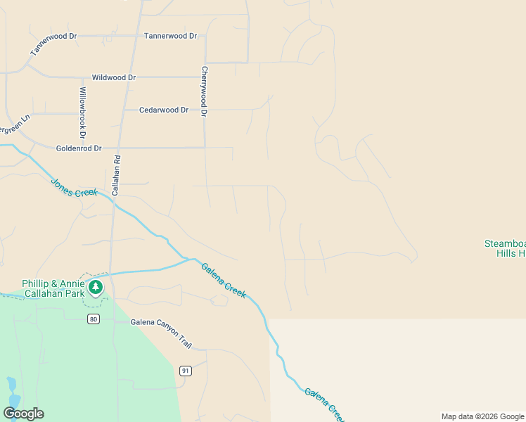map of restaurants, bars, coffee shops, grocery stores, and more near 15615 Patti Lane in Reno
