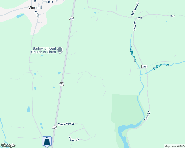 map of restaurants, bars, coffee shops, grocery stores, and more near 135 Lewis Pointe Drive in Vincent
