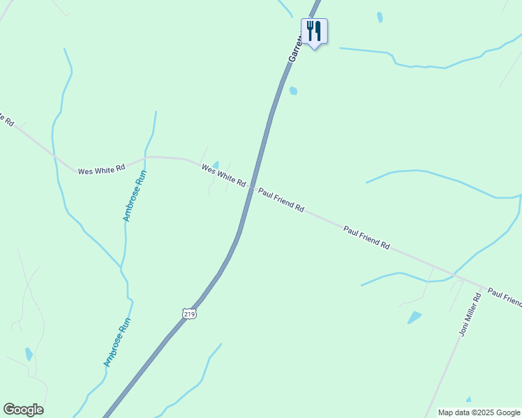 map of restaurants, bars, coffee shops, grocery stores, and more near 64 Paul Friend Road in Oakland