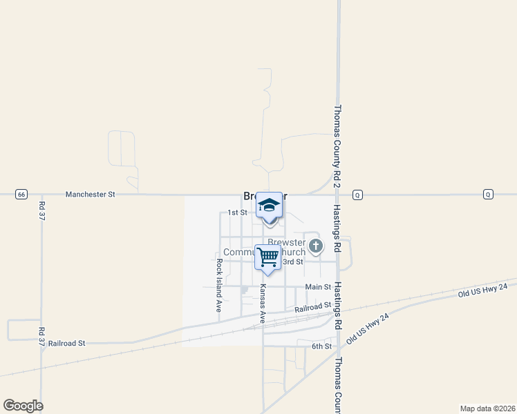 map of restaurants, bars, coffee shops, grocery stores, and more near in Brewster