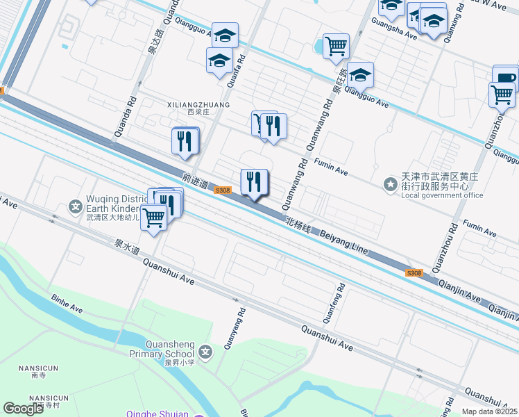 map of restaurants, bars, coffee shops, grocery stores, and more near in 
