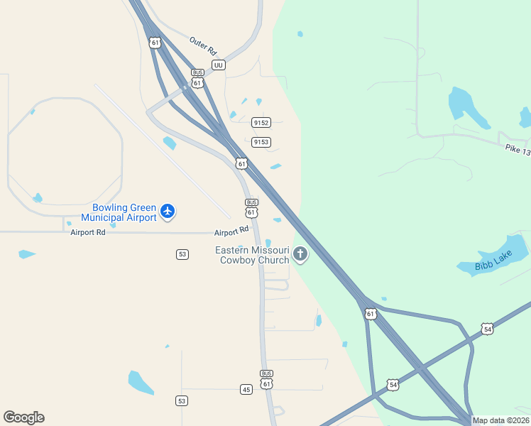 map of restaurants, bars, coffee shops, grocery stores, and more near 15541 U.S. 61 in Bowling Green