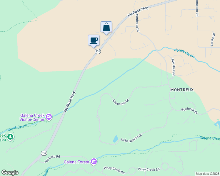 map of restaurants, bars, coffee shops, grocery stores, and more near 5770 Florimont Court in Reno