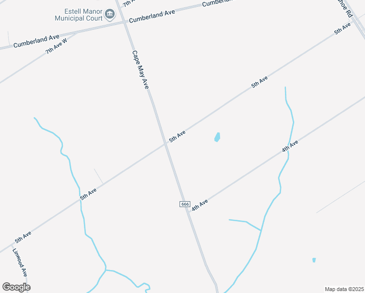 map of restaurants, bars, coffee shops, grocery stores, and more near 169 Cape May Avenue in Estell Manor