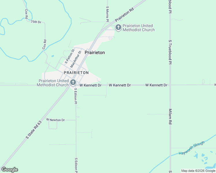 map of restaurants, bars, coffee shops, grocery stores, and more near 3284-3288 West Kennett Drive in Terre Haute