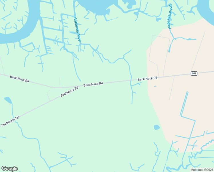 map of restaurants, bars, coffee shops, grocery stores, and more near 519 Back Neck Road in Bridgeton