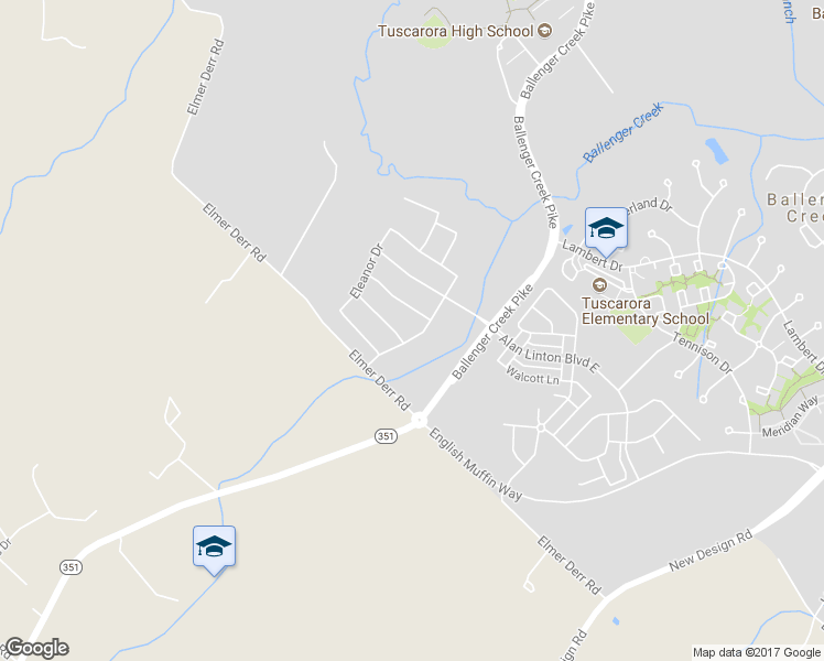 map of restaurants, bars, coffee shops, grocery stores, and more near 4914 Christian Kemp Drive South in Frederick