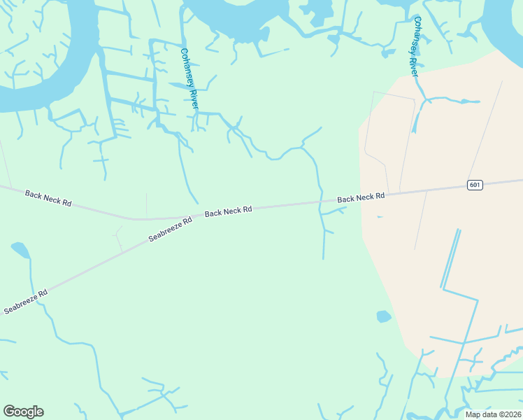 map of restaurants, bars, coffee shops, grocery stores, and more near 519 Back Neck Road in Bridgeton