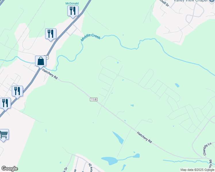 map of restaurants, bars, coffee shops, grocery stores, and more near Nymph Road in Berkeley County