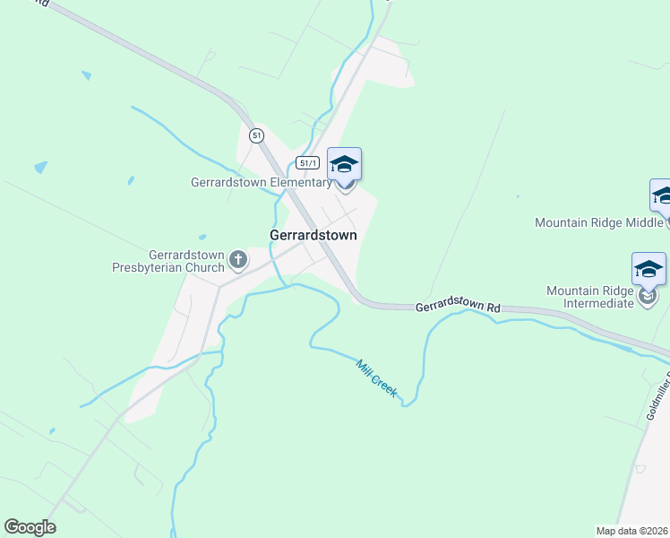 map of restaurants, bars, coffee shops, grocery stores, and more near 1904 Gerrardstown Road in Gerrardstown