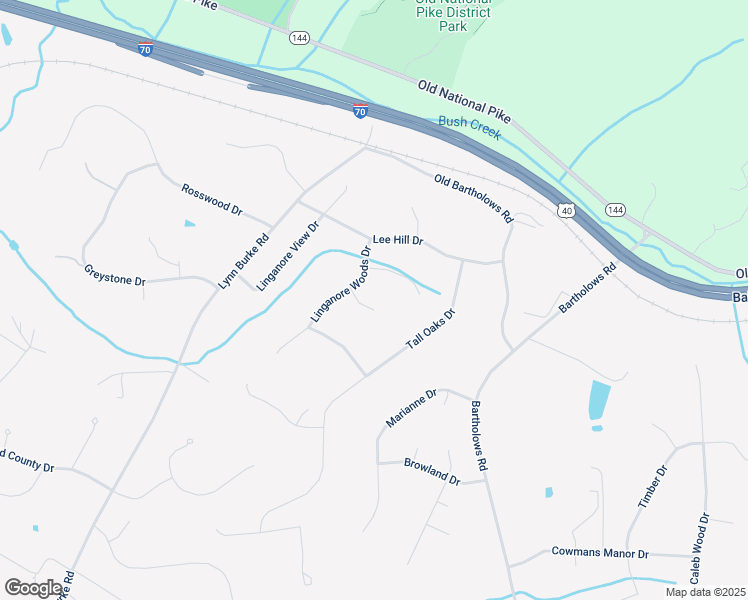 map of restaurants, bars, coffee shops, grocery stores, and more near 12404 Linganore Woods Lane in Monrovia