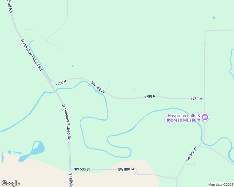 map of restaurants, bars, coffee shops, grocery stores, and more near 666 Northwest 550 Street in Hillview