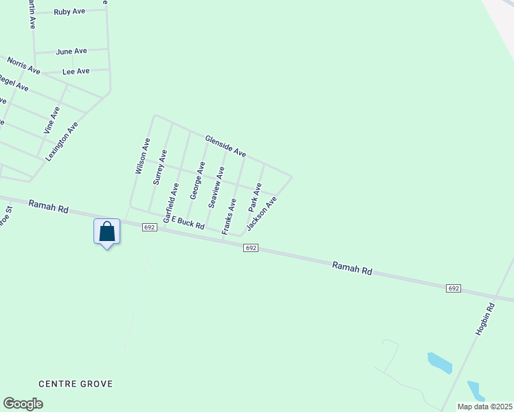 map of restaurants, bars, coffee shops, grocery stores, and more near 3022 Park Avenue in Millville