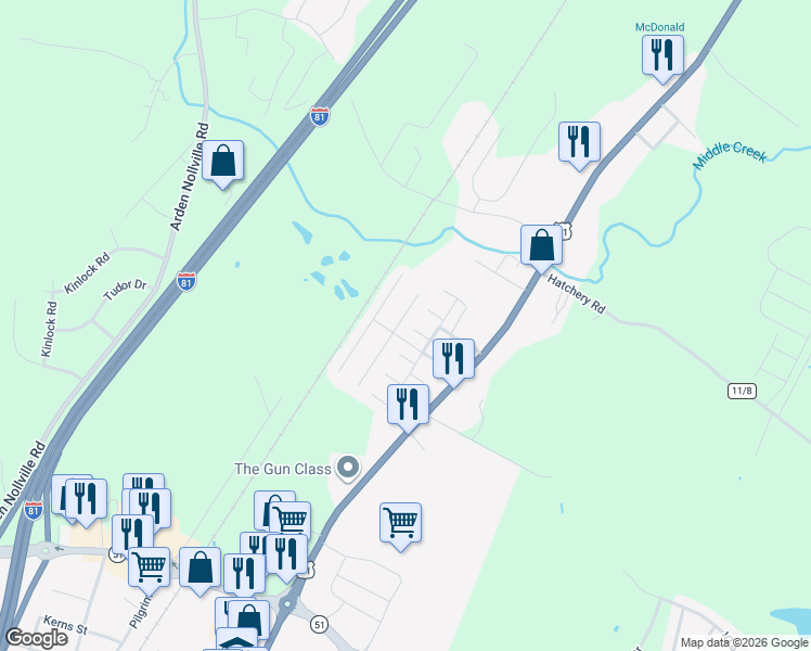 map of restaurants, bars, coffee shops, grocery stores, and more near 38 Baltic Court in Inwood