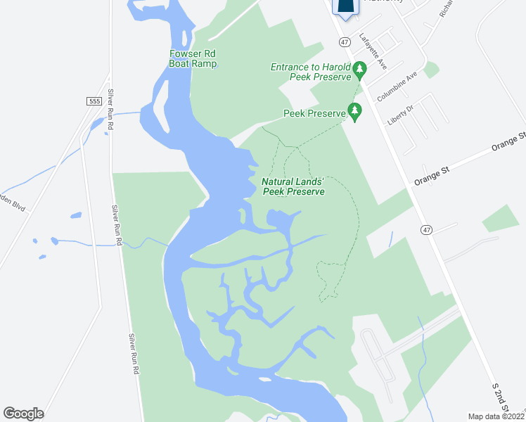 map of restaurants, bars, coffee shops, grocery stores, and more near 2100 South 2nd Street in Millville