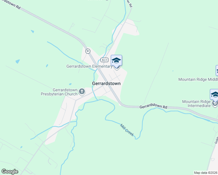 map of restaurants, bars, coffee shops, grocery stores, and more near 85 Dominion Road in Gerrardstown